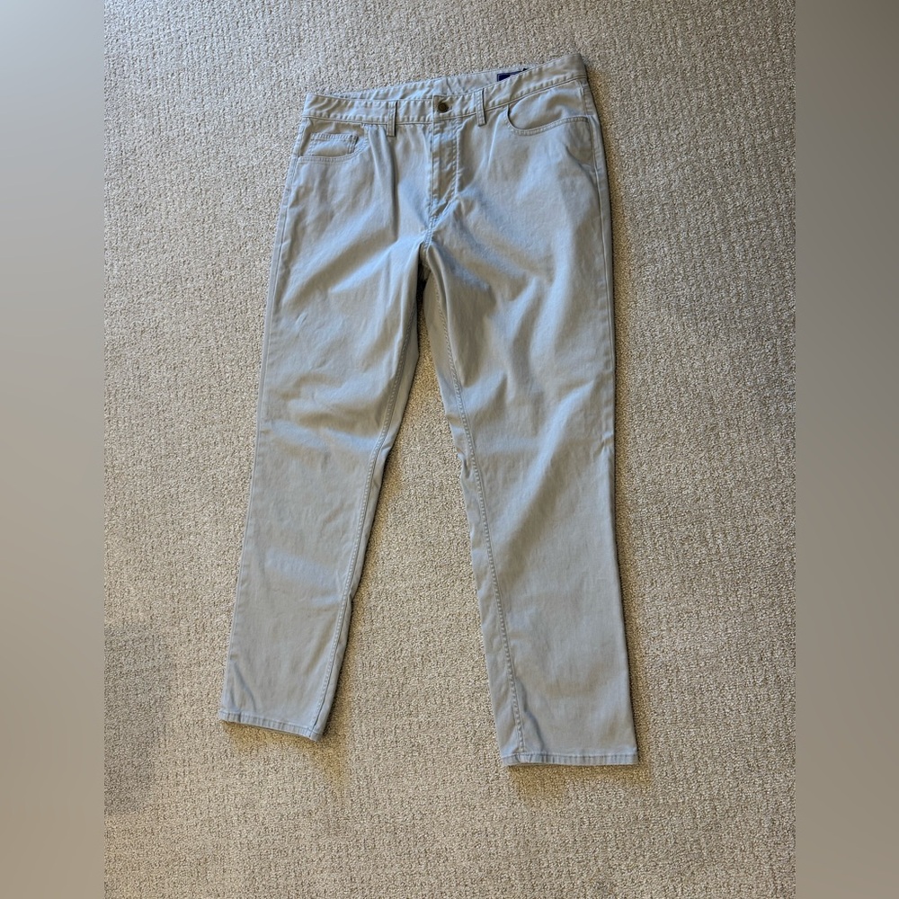 Vineyard Vines Light Gray Casual Pants, Size 38x32